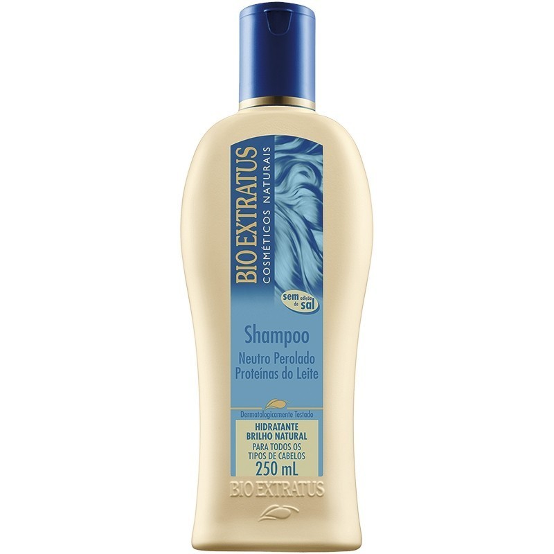 Shampoo Vegano Neutro - Hidratação, Brilho e Maciez - 250ml